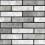 Плитка стінова KB2010 Klinker Brick Сірий Slim 60x205x6 Golden Tile