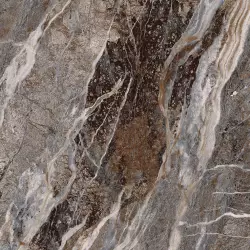 Плитка керамогранітна 6060141032-KL Majestic Темно-коричневий 600x600 Intercerama
