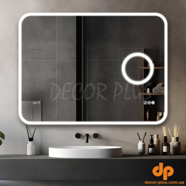 Дзеркало Palladia Edge 600x800 з лінзою 3X LED Juergen Mirror