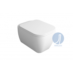 Унітаз підвісний Henges з кришкою soft-close HE18-F85-HE004 Glossy white SIMAS