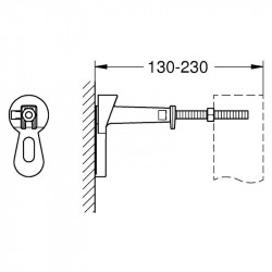 Комплект Набір UA388400WG +кнопка 38732000