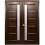Двустворчатые двери Грета каштан ПО