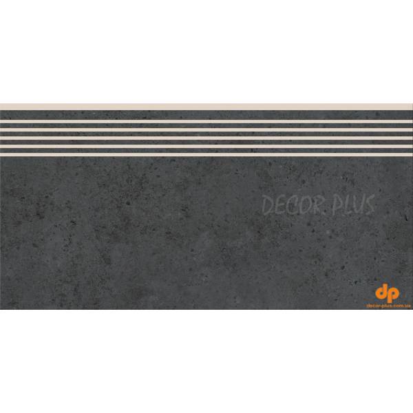 Сходинка пряма HIGHBROOK ANTHRACITE STEPTREAD 298х598x8 Cersanit