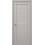 Міжкімнатні двері Папа Карло ML-56 світло сірий супермат скло сатин 2х сторонній