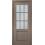 Міжкімнатні двері Папа Карло  ML-36 дуб серый  скло сатин 2х сторонній