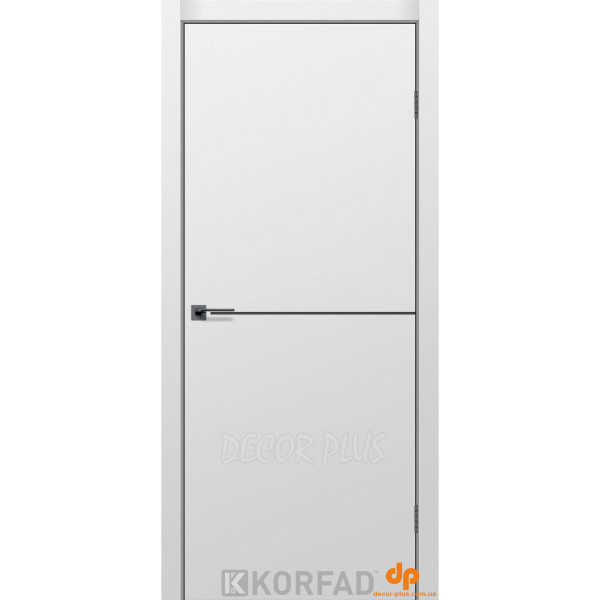 Межкомнатные двери Korfad DLP-01 серый Anthracite