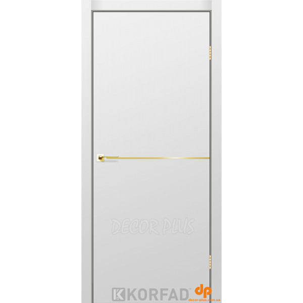 Міжкімнатні двері Korfad DLP-01 сірий Gold