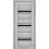 Межкомнатные двери Korfad FL-02 серая лиственица BLK