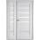 Півторні двері Ліннея білий мат