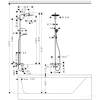 27320000 Crometta S 240 Showerpipe Душова система д/ванни