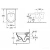 5684HR01 OMNIA ARCHITECTURA Унітаз підвісний DirectFlush + 98M9C101 Кришка