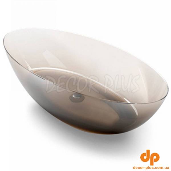V047FU CAMELIA Ванна з епоксидної  смоли 180 x 85 x 50h, прозора (1 сорт)