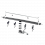 704360 Advantix Vario Душовий лоток з вставкою глянц. 300-1200mm