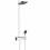 24240000 HG Pulsify Showerpipe 260 Душова система (верхній душ, ручний душ, термостат, душова стійка, шланг), хром (1 сорт)