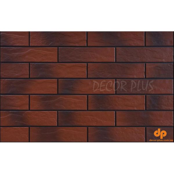 Плитка фасадна з відтінком Rot Shaded RUST 65x245x6,5 Cerrad