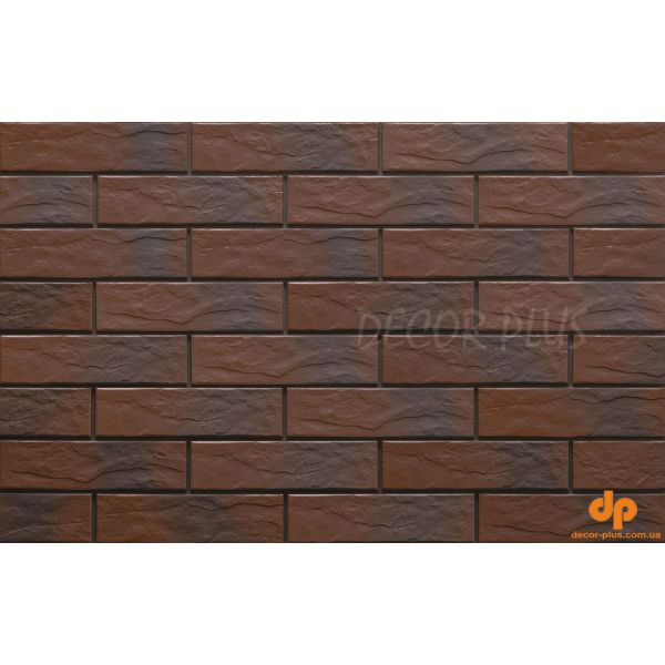 Плитка фасадна з відтінком Country Wisnia RUST 65x245x6,5 Cerrad