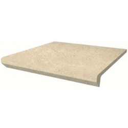 Сходинка з капіносом пряма Scandiano Beige 30x33 код 6812 Ceramika Paradyz