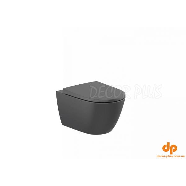 Унітаз підвісний Ona Rimless Black matt A346687080 Roca