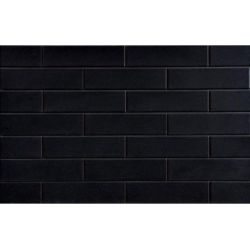 Плитка фасадна Nero GLAZED 6,5x24,5x0,65 код 9706 Cerrad