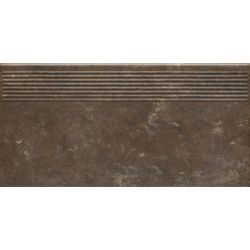 Сходинка пряма Ilario Brown 30x60 код 0476 Ceramika Paradyz