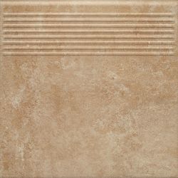 Сходинка пряма Ilario Beige 30x30 код 4832 Ceramika Paradyz