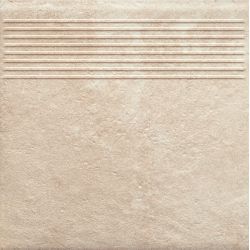 Сходинка пряма Scandiano Beige 30x30 код 4894 Ceramika Paradyz