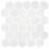 Мозаїка H 6024 Hexagon White 295x295x9 Котто Кераміка