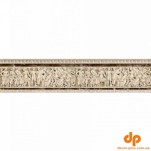 Бордюр EMPERADOR Коричневий Вертикальний 031-2 50х11,1