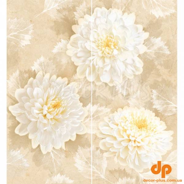 Декор-панно ELEGANCE (2 шт. компл) Бежевий 021 46х50