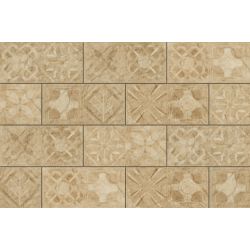 Плитка фасадна Torstone Beige Decor 148x300x9 Cerrad