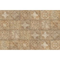 Плитка фасадна Torstone Brown Decor 148x300x9 Cerrad