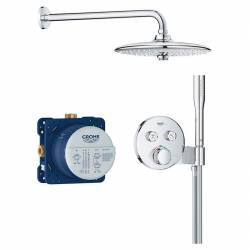 Душ система GROHTHERM SMARTCONTROL (вбуд мех35604+лійка27367+верх душ26458+верх част29120+шланг28364001)