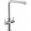 Двухважільний змішувач для кухні, з підключенням для фільтру води AQ93823/3VCR хром  Nobili