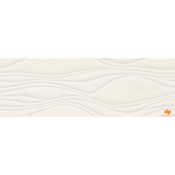 Плитка стінова Neve Bianco RECT STR MAT 25x75 код 7440 Ceramika Paradyz