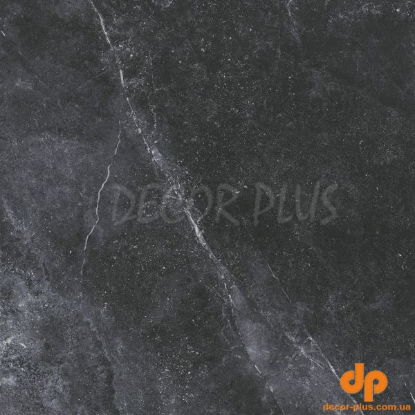 Плитка керамогранітна Space Stone чорний RECT 600x600x10 Golden Tile