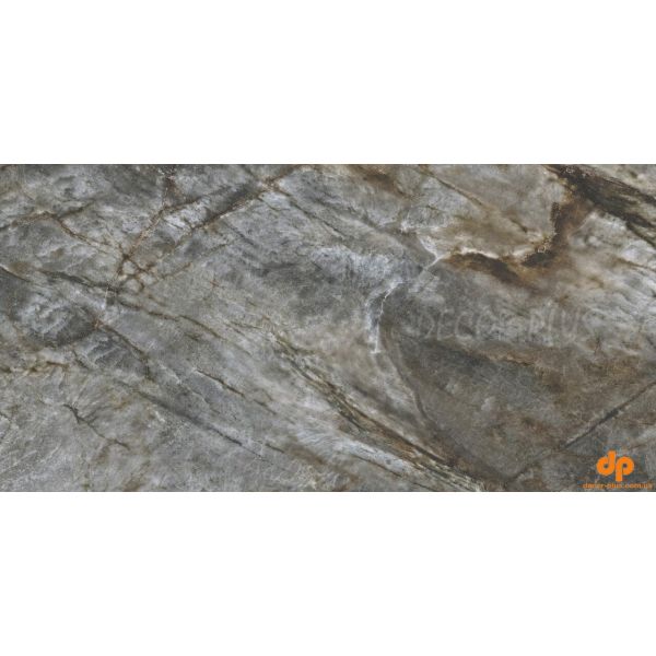 Плитка керамогранітна Brazilian Quartzite Black POL 597x1197x8 Cerrad