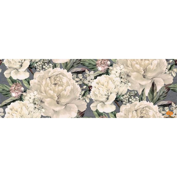 Плитка стінова Gracia Grey Flower SAT 200x600x8,5 Cersanit