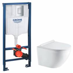 Комплект RAPID SL 38772+чаша підвісного унітаза ROUND Smart з сидінням Soft-close