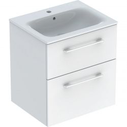 Шафка з умивальником 60 Selnova Square Slim rim 501.236.00.1 Geberit