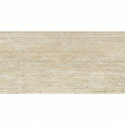 TR03BAR TRAV.BEIGE VEIN CUT RIBBED SQ. 120X60 (1 сорт)