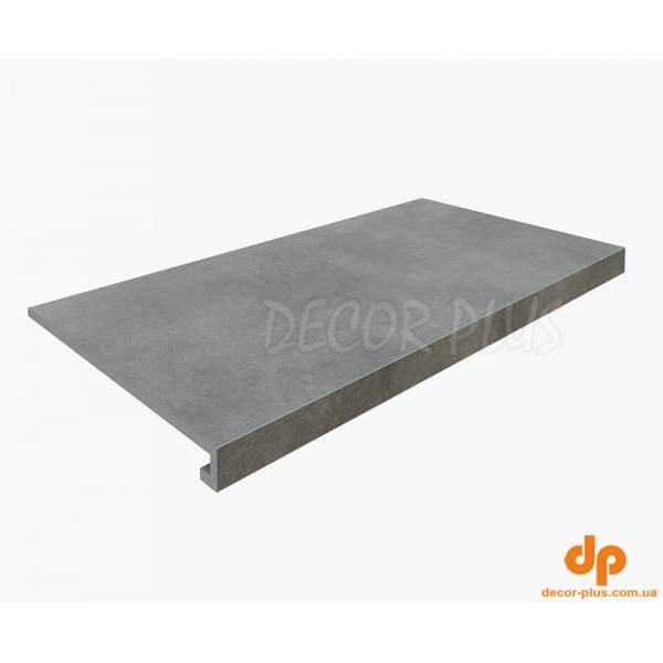 Сходинка з капіносом Silver Peak GPTU 603 Grey 318x598 Cersanit