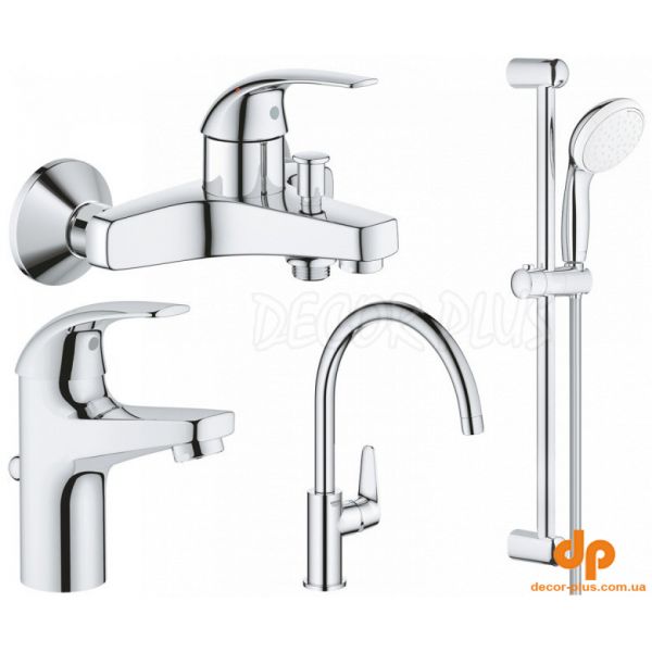 Набір змішувачів 4 в 1 BauCurve UA122218K0 Grohe