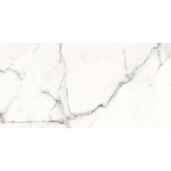 CALACATTA MONET WHITE SATIN RECT