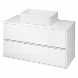Шафка CREA 100 д/раковини CREA/INVTRTO/MODUO/CASPIA+столешня, біла