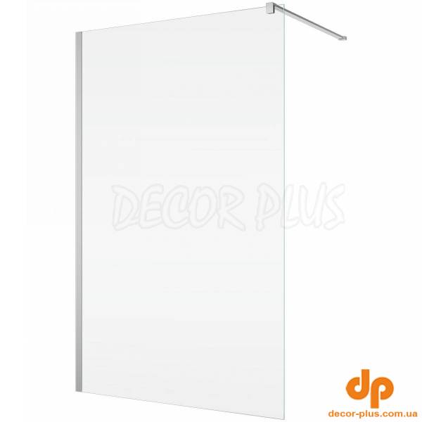 STR4PA61205007   WALK-IN EASY Душова фіксована перегородка 1200*2000, скло 6 мм,  прозоре, профіль хром (1 сорт)