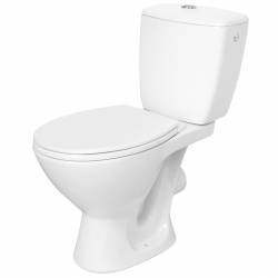 K681-060 Компакт COMPACT KASKADA 889 010 3/6 TOILET SEAT S-10 PP UA з поліпропіленовим сидінням, горизонтальний випуск, боковий 