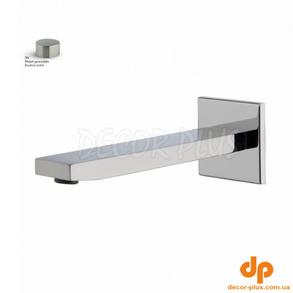 Вилив для ванни Wellness Brushed nickel F2222SN Fima