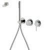 Змішувач для душу Snap Brushed nickel F3129WX8SN Fima