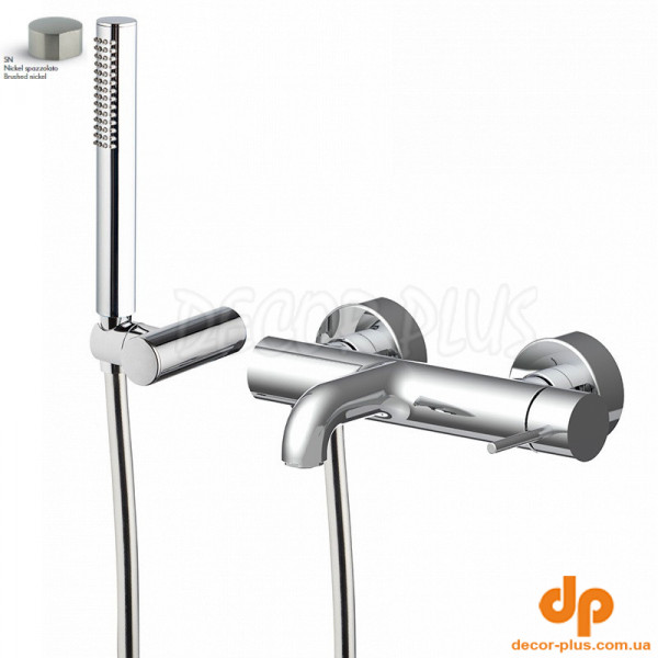 Змішувач для ванни Spillo Up Brushed nickel F3034NSN Fima