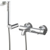 Змішувач для ванни Spillo Up Brushed nickel F3034NSN Fima